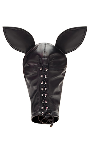 Leather Dogboy Hood