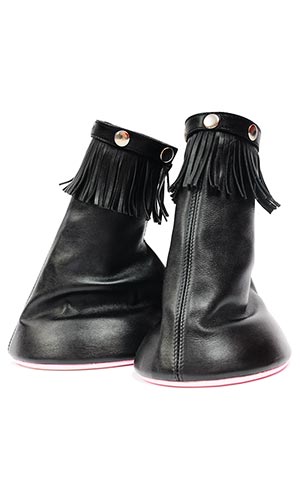 Luxury Leather Pony Gloves
