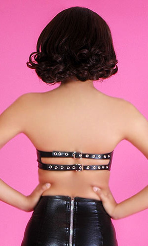 Darla leatherette Bra