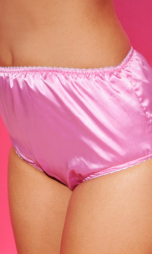 Satin Pinch Panties (full cut)