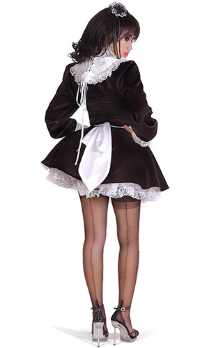 Satin Ruffle Maid