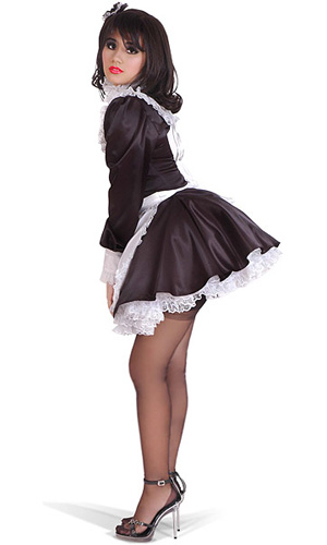 Satin Ruffle Maid