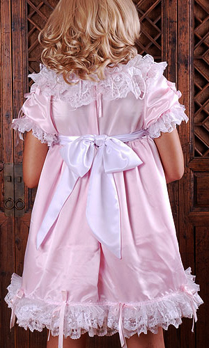 Satin Puff Baby Dress