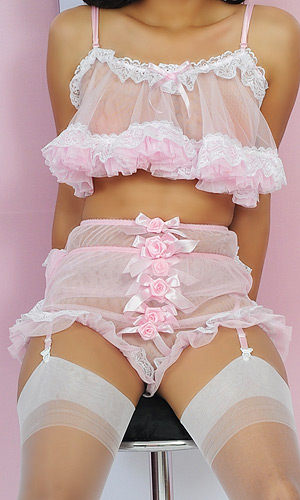 Roses Suspender Belt